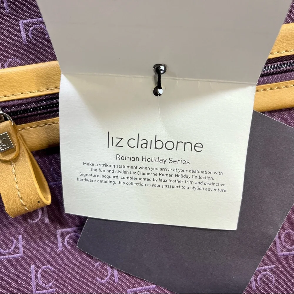 Liz Claiborne Carry On Tote Handbag with Computer Pocket